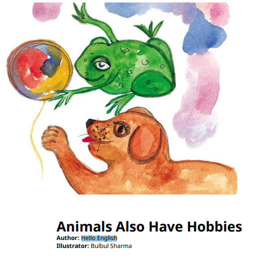 Animals Also Have Hobbies