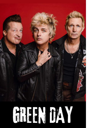 Billie Joe Armstrong, Mike Dirnt e Tré Cool.